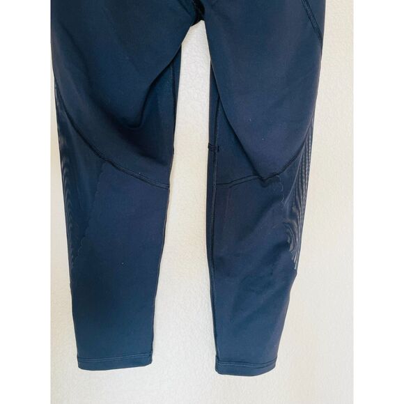 Knockout by Victoria's Secret Leggings Scalloped Mesh Black - Picture 3 of 11